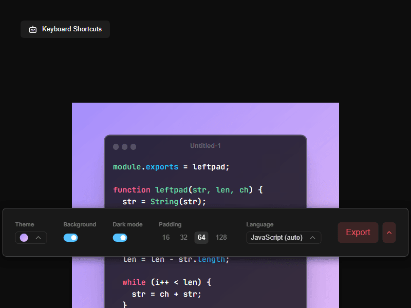 Ray.so landing page