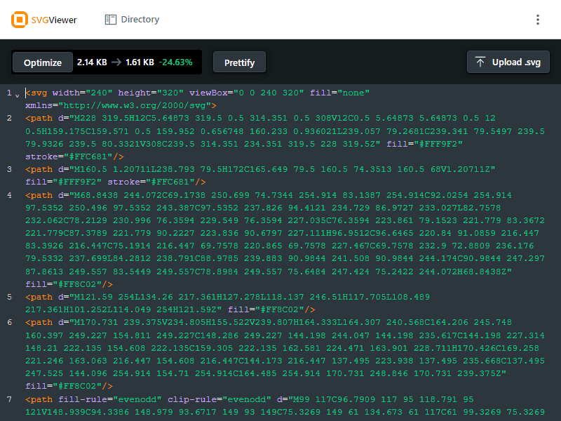 SVG Viewer landing page